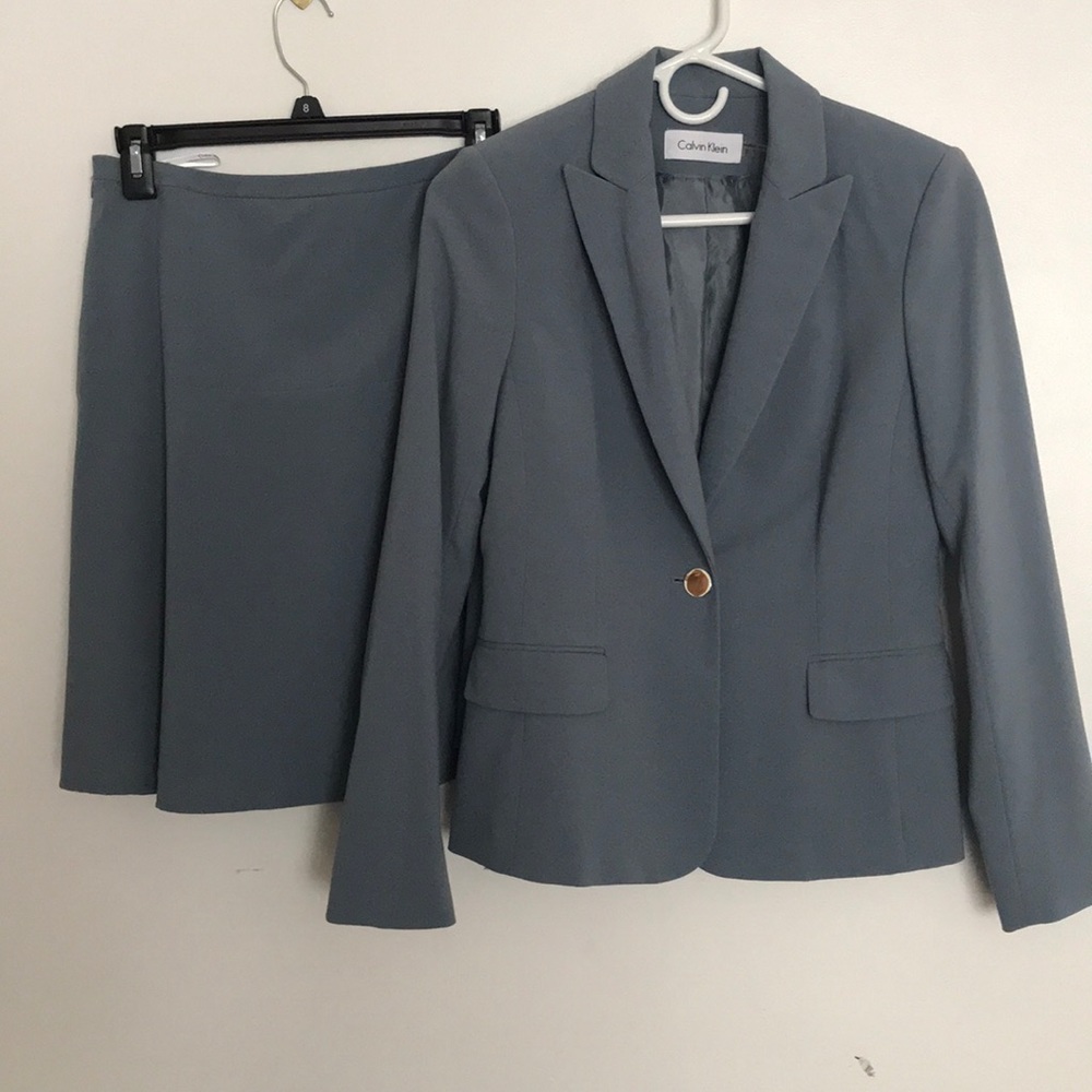 🎀Calvin Klein Women's 2pc Blazer Suit Skirt🎀